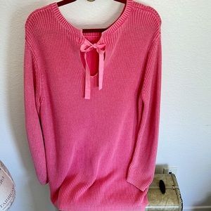 Caslon (Nordstrom) Oversized Perfect Pink sweater XL